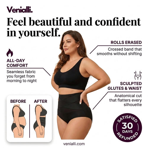 CrossBand™ Shaping Slip — High-Waisted Seamless Tummy Control