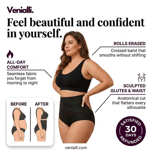 CrossBand™ Shaping Slip — High-Waisted Seamless Tummy Control