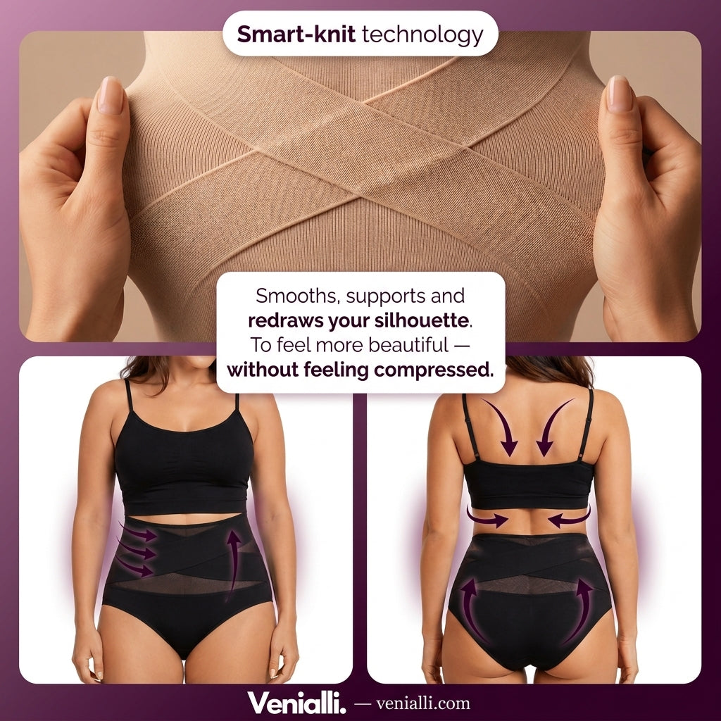 CrossBand™ Shaping Slip — High-Waisted Seamless Tummy Control