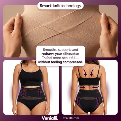 CrossBand™ Shaping Slip — High-Waisted Seamless Tummy Control