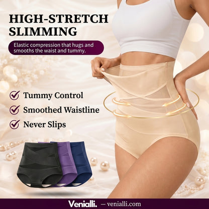 CrossBand™ Shaping Slip — High-Waisted Seamless Tummy Control