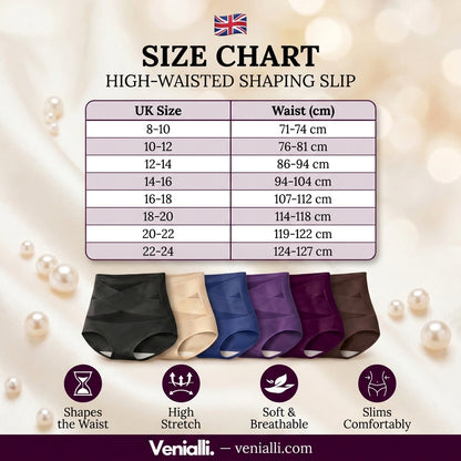 CrossBand™ Shaping Slip — High-Waisted Seamless Tummy Control