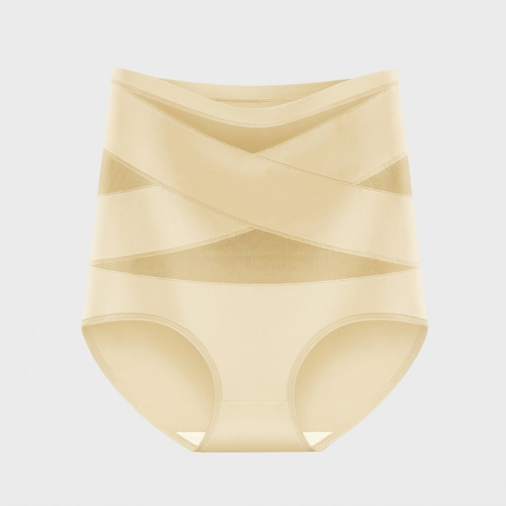 CrossBand™ Shaping Slip — High-Waisted Seamless Tummy Control