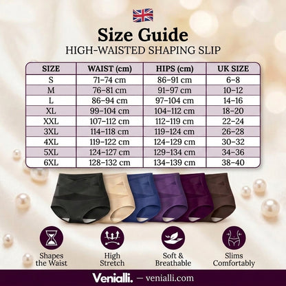 CrossBand™ Shaping Slip — High-Waisted Seamless Tummy Control