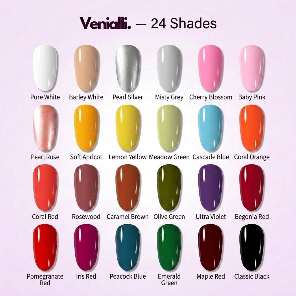 5 Nail Varnish Pens — No UV Lamp | Venialli™